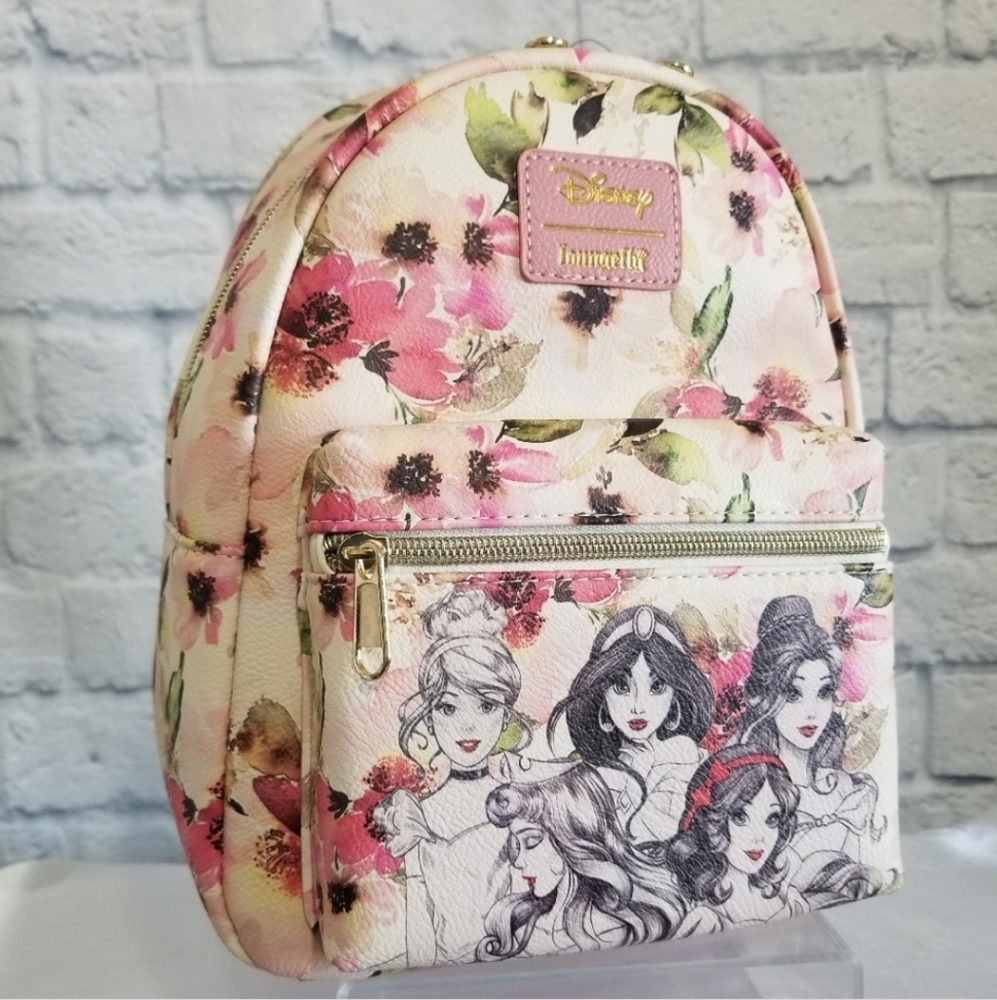 NWT Princess Sketch Floral Loungefly